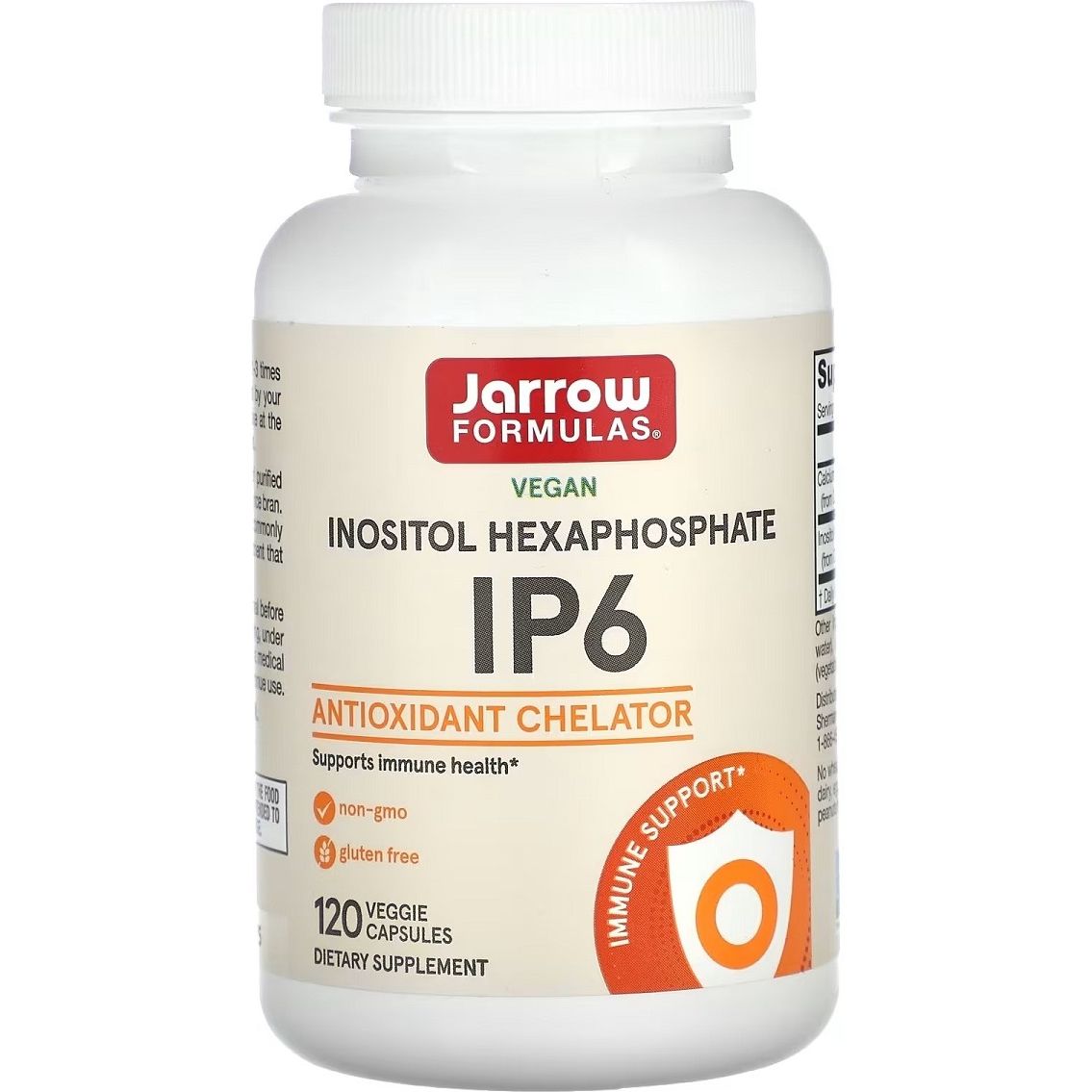 Інозитолгексафосфат Jarrow Formulas Vegan IP6 500 мг 120 вегетаріанських капсул - фото 1