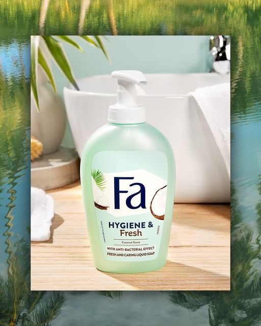 Жидкое мыло Fa Hygiene & Fresh с антибактериальным эффектом и ароматом кокоса, 250 мл - фото 2