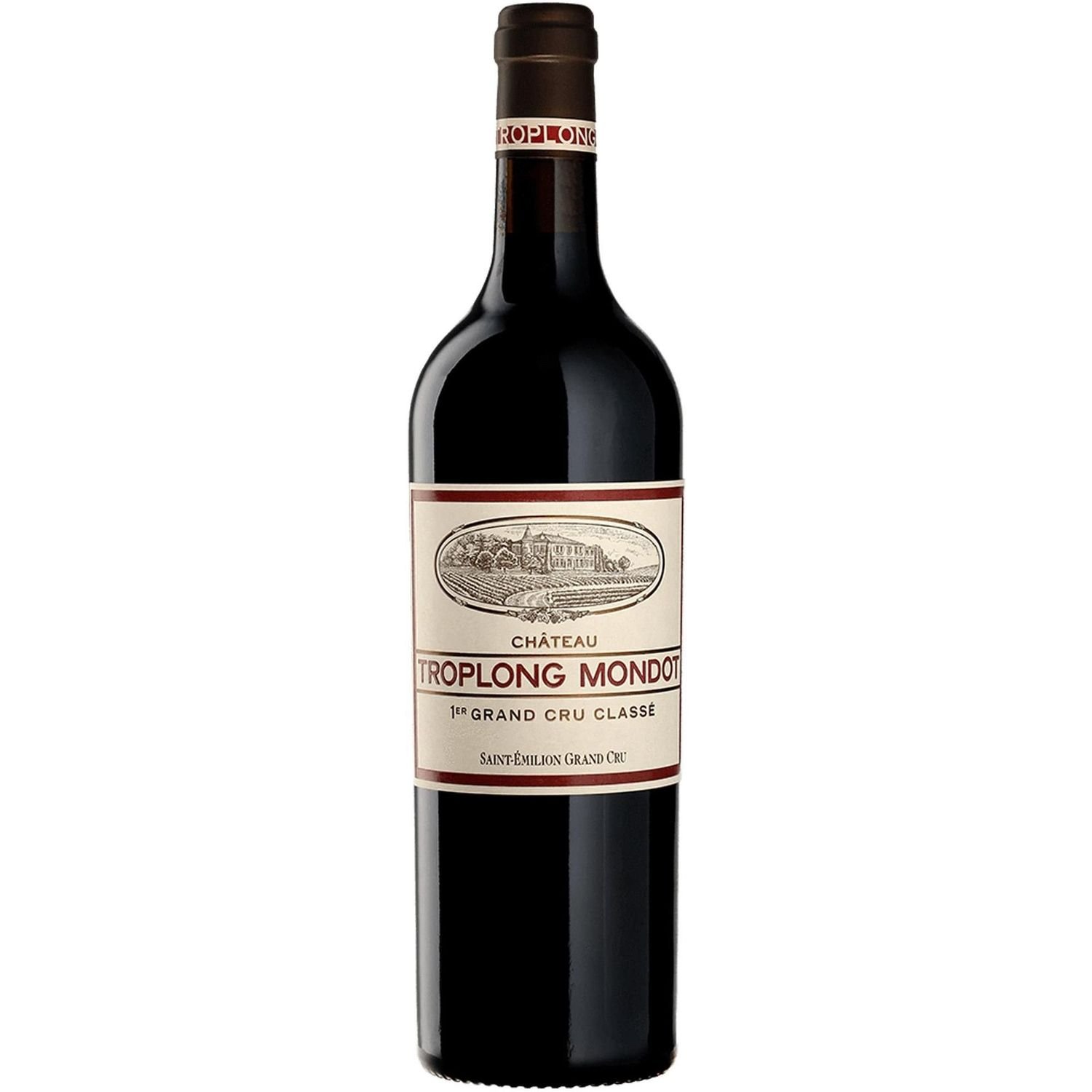 Вино Chateau Troplong Mondot Saint-Emilion GC AOC 2018 красное сухое 0.75 л - фото 1