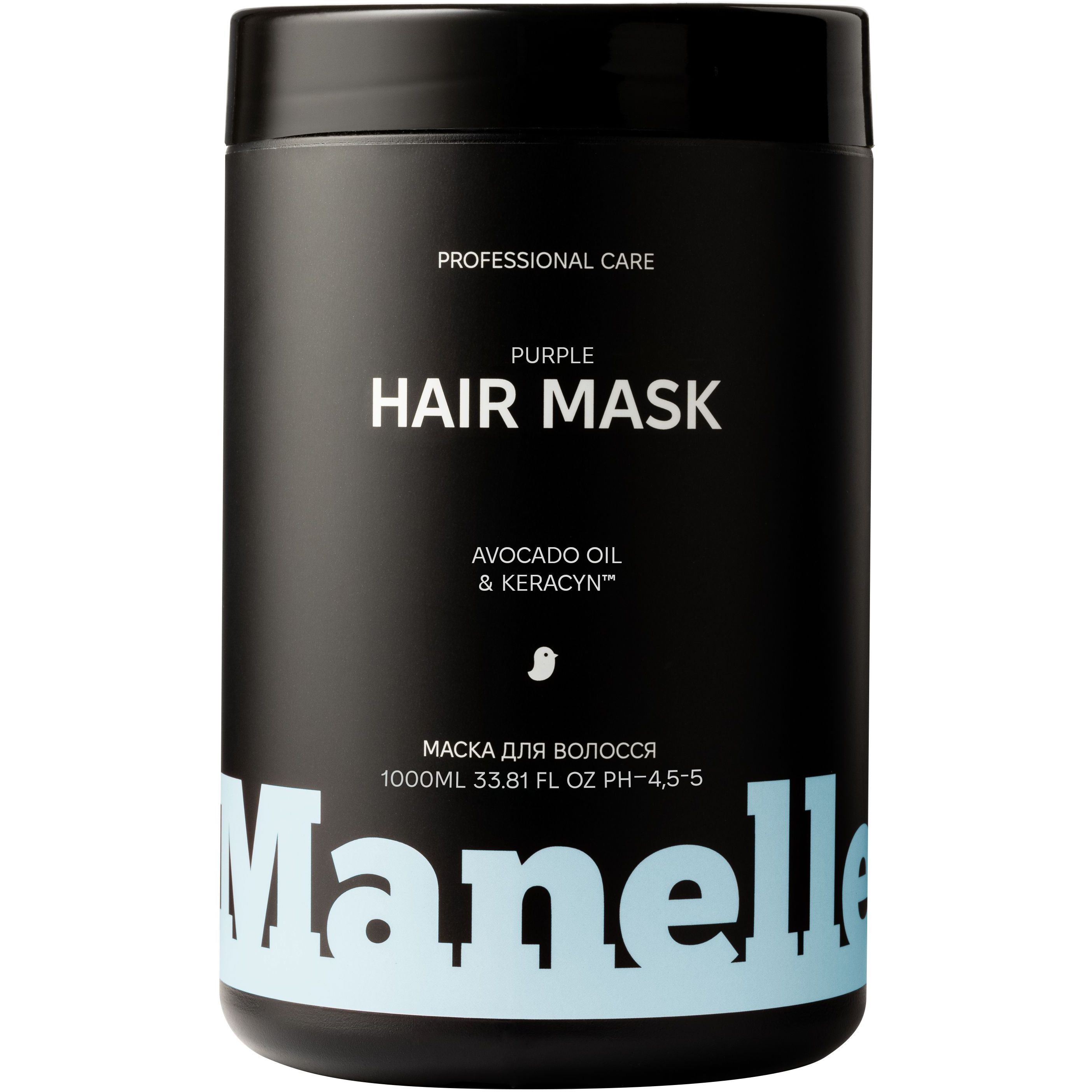 Тонуюча маска для волосся Manelle Professional care Avocado Oil & Keracyn 1 л - фото 1