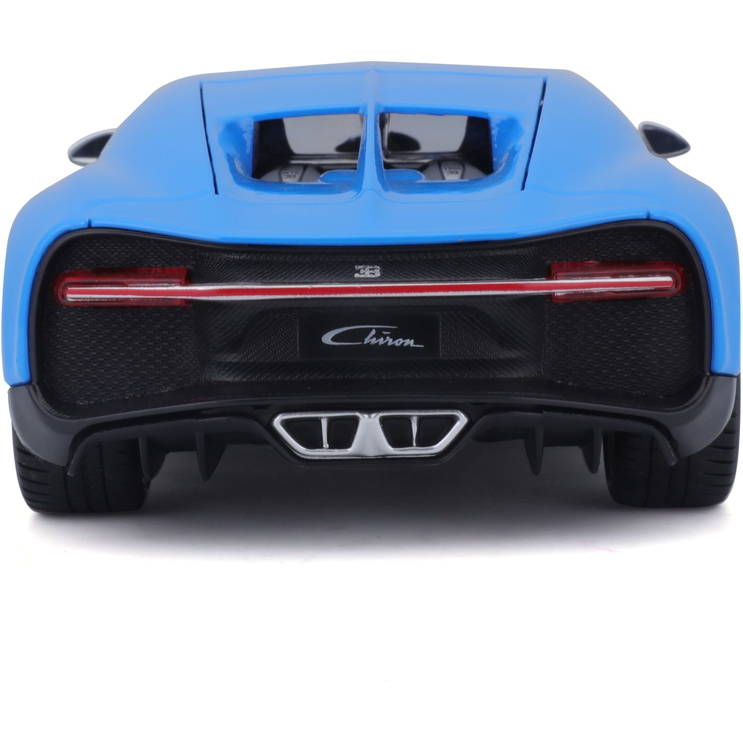 Автомодель Maisto Bugatti Chiron бело-голубой - тюнин, 1:24 (32509 white/blue) - фото 9