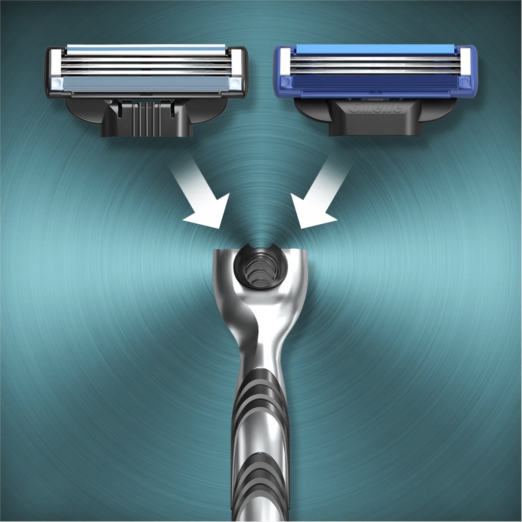 Змінні картриджі для гоління Gillette Mach3, 2 шт. - фото 2