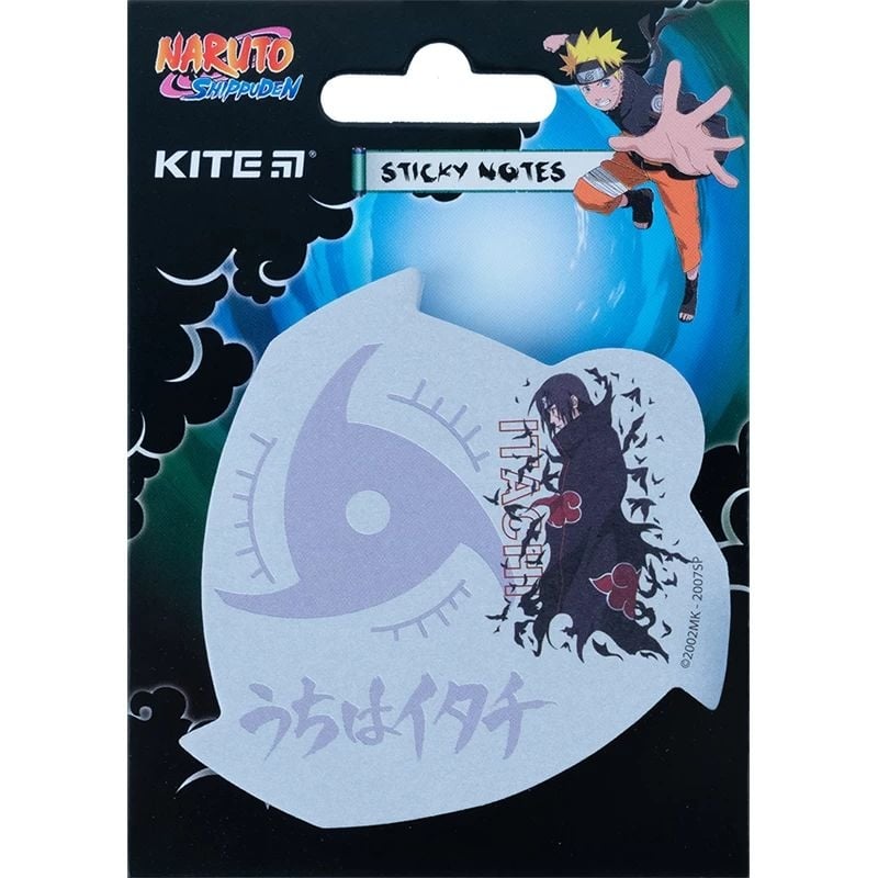Блок паперу з клейким шаром Kite Naruto 70х70 мм 50 аркушів (NR23-298-1) - фото 1