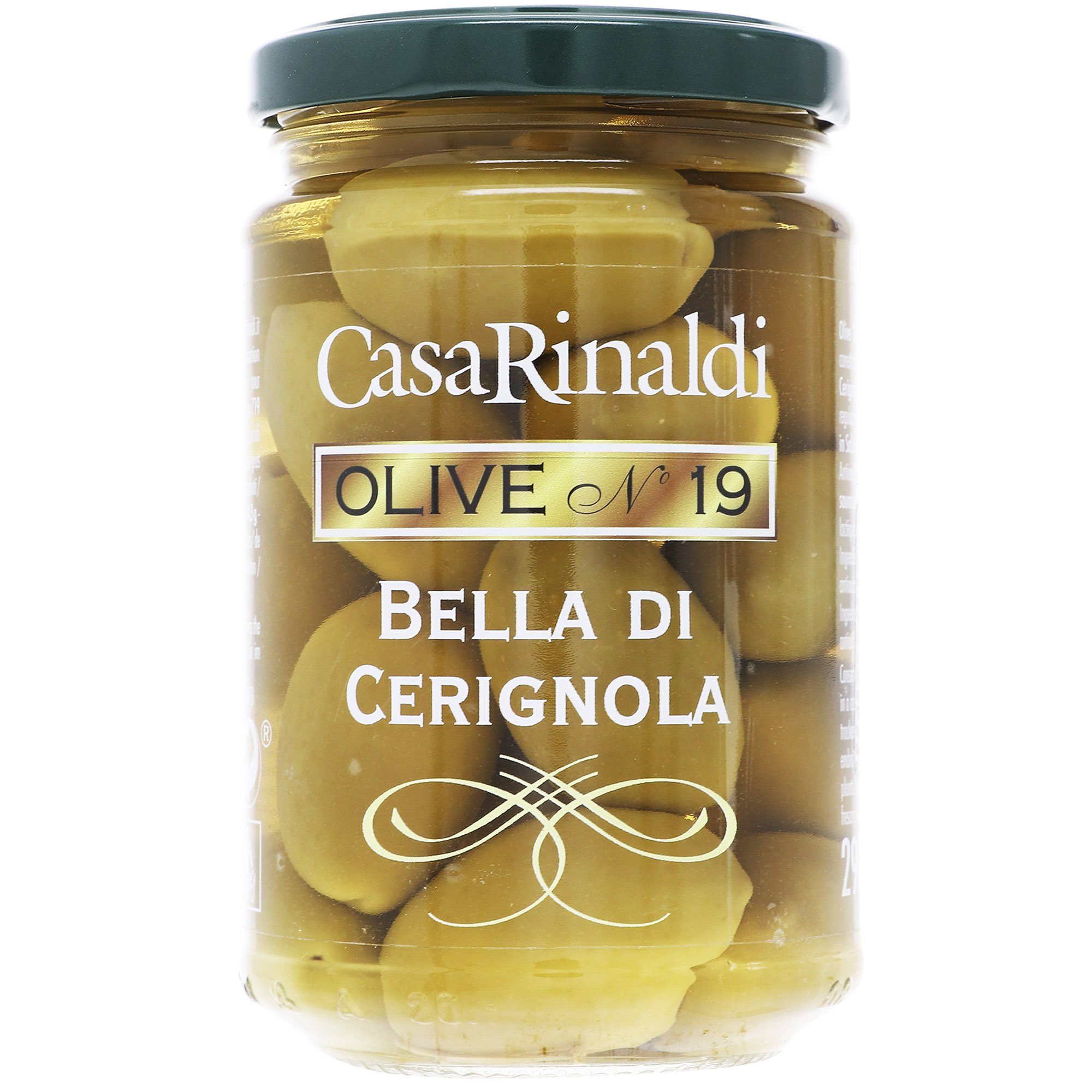 Оливки Casa Rinaldi Bella Di Cerignola с косточкой 290 г (929484) - фото 1