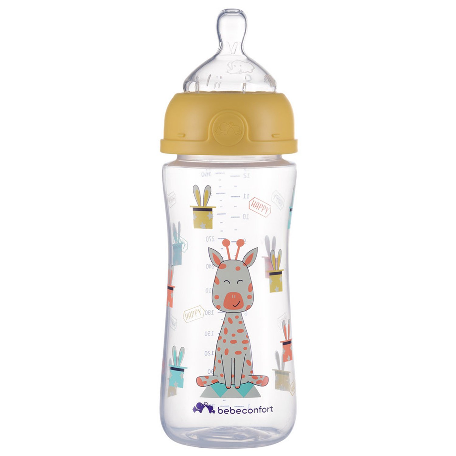 Бутылочка для кормления Bebe Confort Emotion PP Bottle, 360 мл, желтая (3102202030) - фото 1