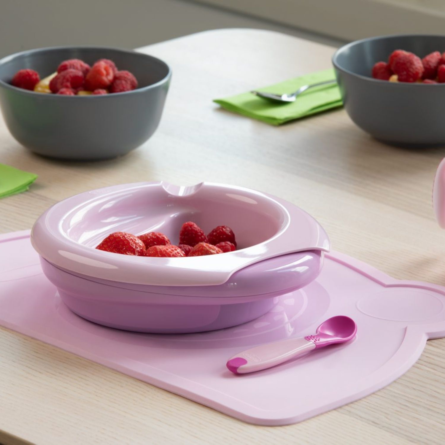 Набір посуду Chicco Meal Set, 6м +, рожевий (16200.11) - фото 3
