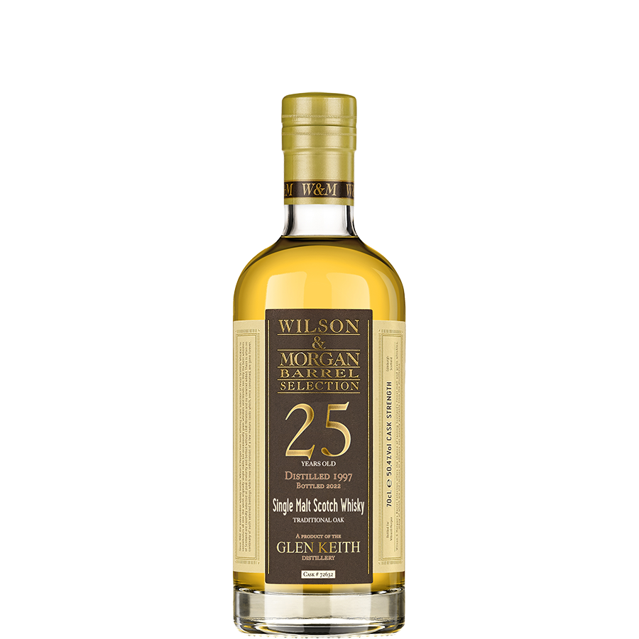 Віскі Wilson & Morgan Glen Keith 25 yo Single Malt Scotch Whisky 50.4% 0.7 л, в подарунковій упаковці - фото 2