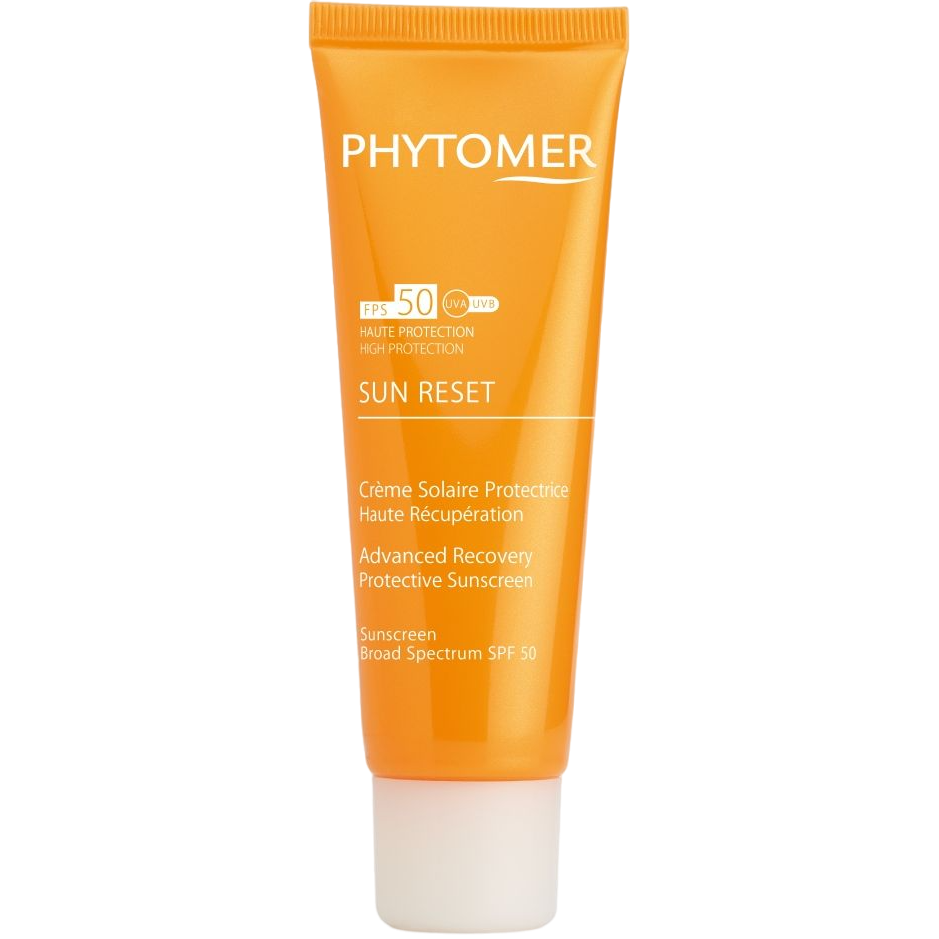 Солнцезащитный и регенерирующий крем Phytomer Sun Reset Advanced Recovery Protective Sunscreen SPF50, 50 мл - фото 1