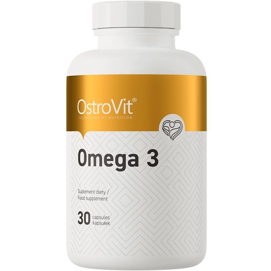 Жирные кислоты OstroVit Omega 3, 30 капсул - фото 1