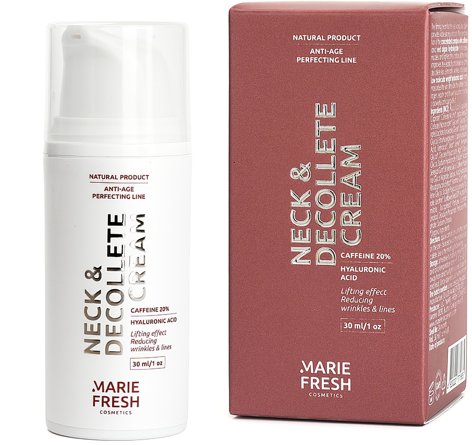 Крем для шеи и декольте Marie Fresh Cosmetics Anti-age Perfecting Line Neck & Decollete с эффектом лифтинга 30 мл - фото 2