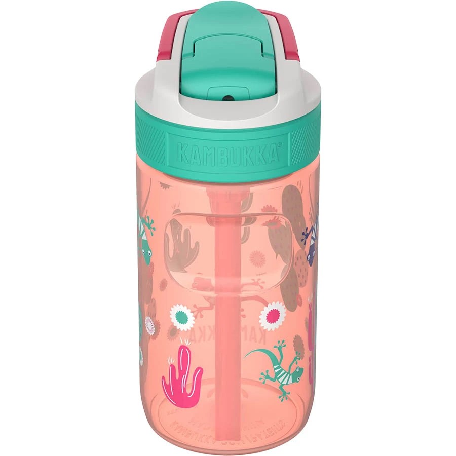 Бутылка для воды детская Kambukka Lagoon Cactus Gekko, 400 мл, розовая (11-04037) - фото 5