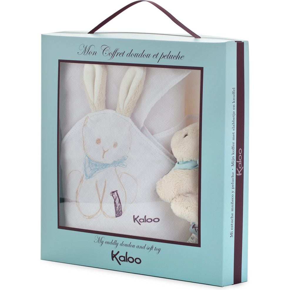 Подарунковий набір Kaloo Les Amis Кролик, ковдра з іграшкою (K962996) - фото 3