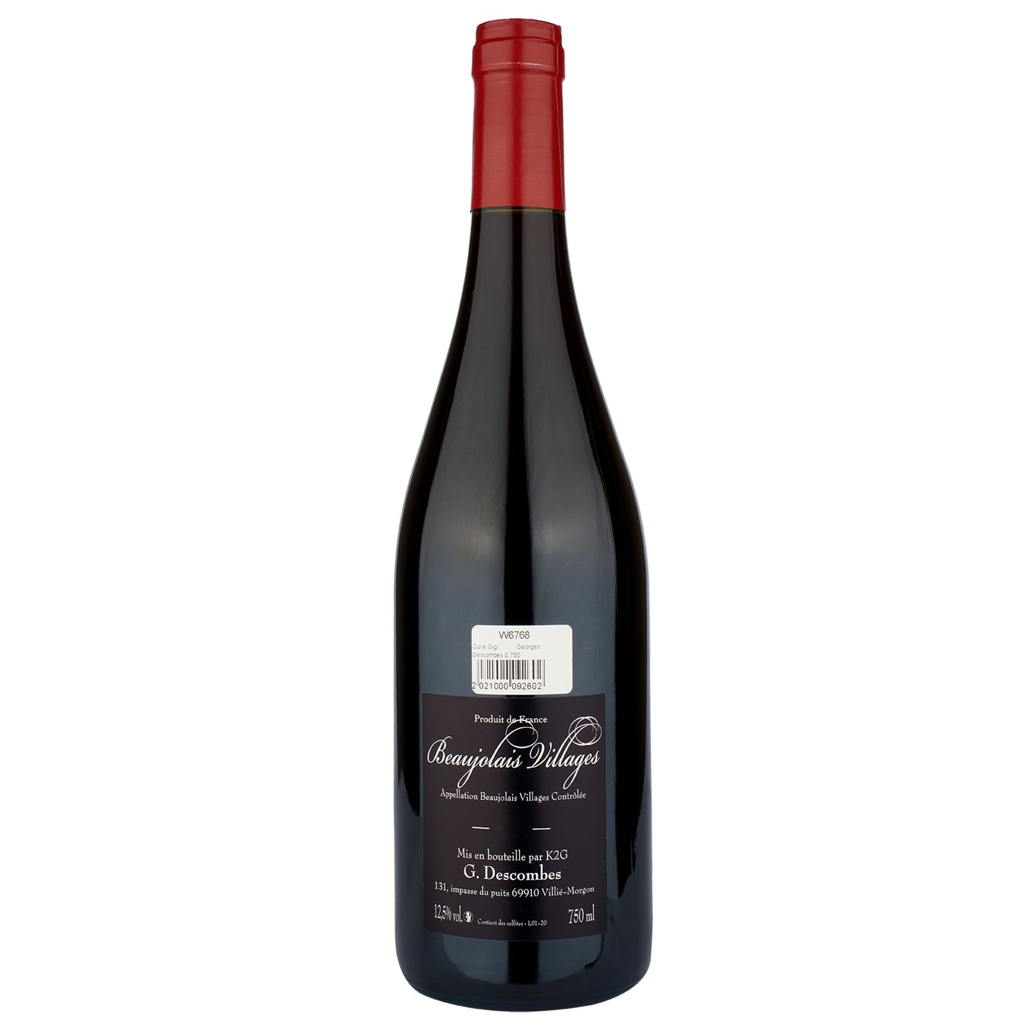 Вино Georges Descombes Cuve Gigi, червоне, сухе, 0,75 л (W6768) - фото 2