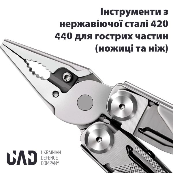 Мультитул UAD MasterGear професійний 17 інструментів (UAD-00S) - фото 5