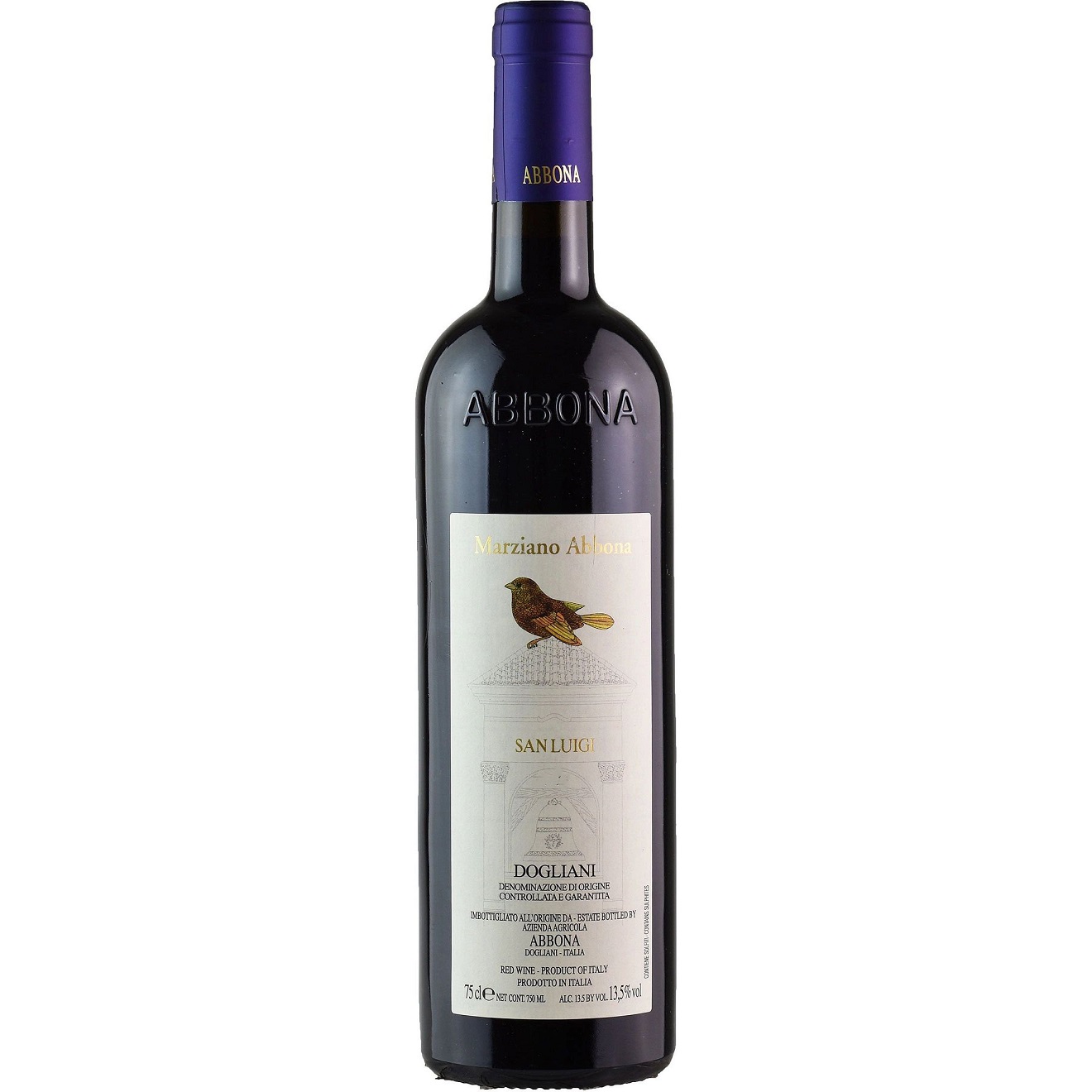 Вино Marziano Abbona Dolcetto di Dogliani San Luigi, червоне, сухе, 12,5%, 0,75 л - фото 1