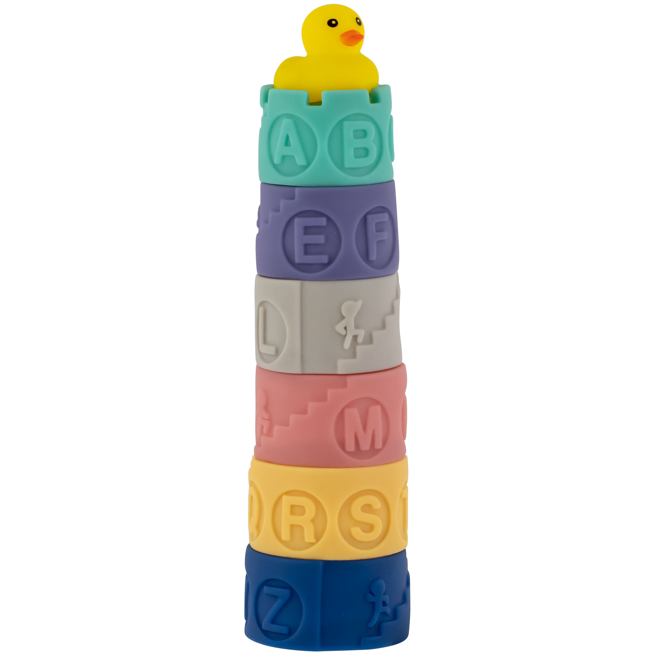 Игрушка-пирамидка Baby Team Цветная башня (8865) - фото 1