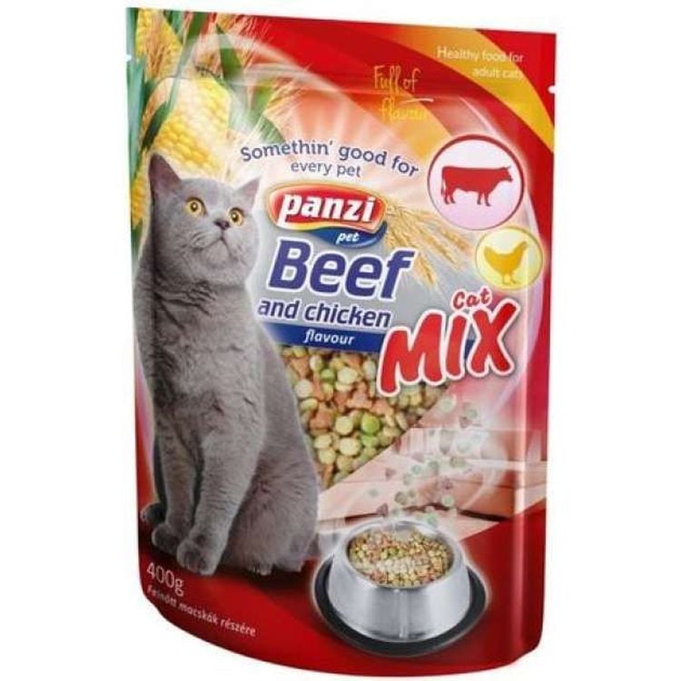 Сухий корм для котів Panzi CatMix, с яловичиною, 400 г - фото 1