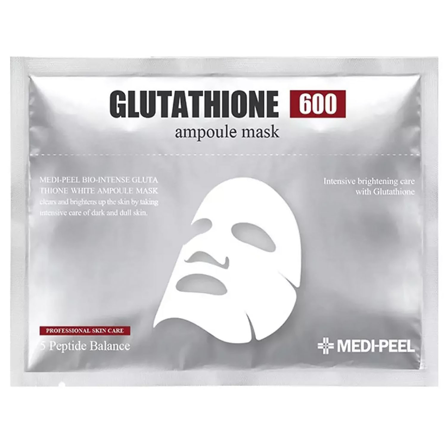 Тканинна маска для обличчя Medi-Peel Bio-Intense Glutathione White Ampoule Mask з глутатіоном 30 мл - фото 1