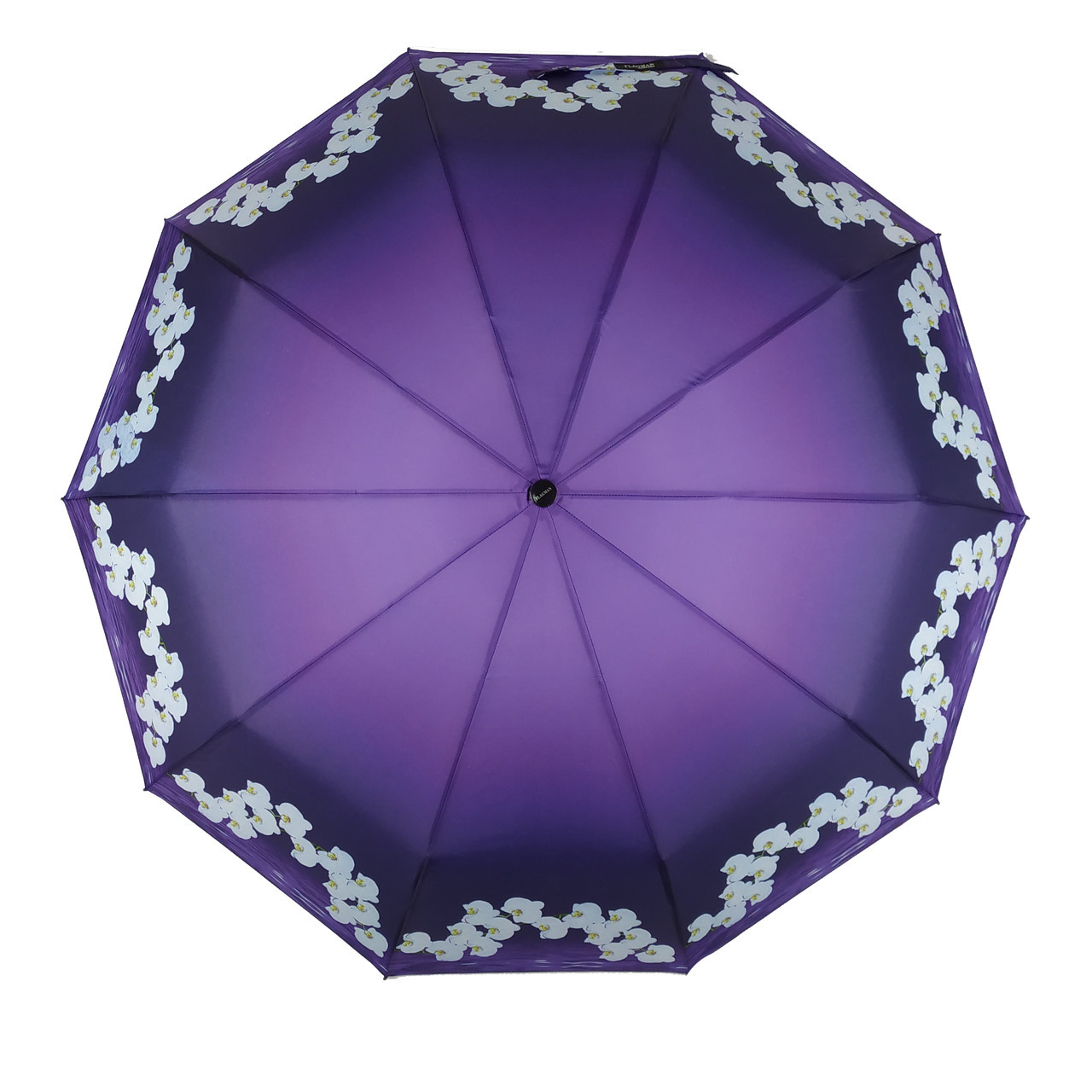Женский складной зонтик полуавтомат The Best 98 см фиолетовый - фото 2