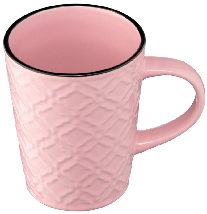 Чашка Ardesto Relief, 320 мл, рожевий (AR3474P) - фото 2