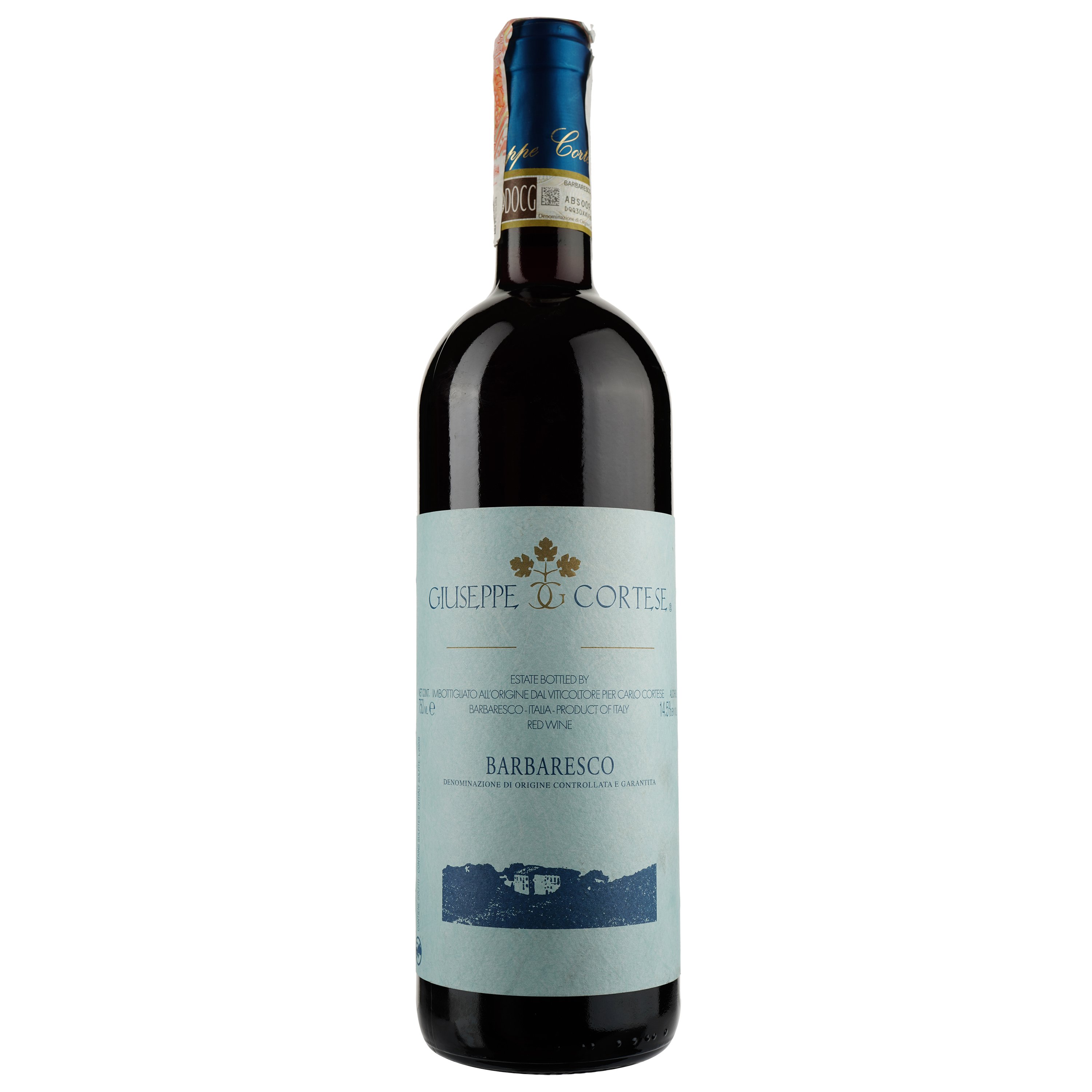 Вино Cortese Giuseppe Barbaresco 2018, 14%, 0,75 л (ALR16527) - фото 1