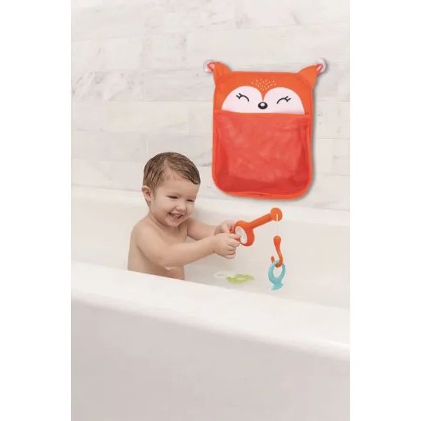 Дитяча сумка-органайзер FreeON Fox у ванну кімнату на присоску (47092) - фото 2