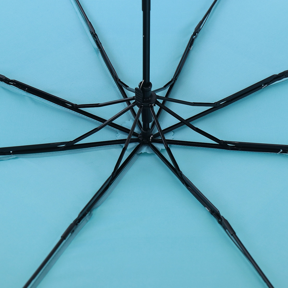 Женский складной зонтик механический Art Rain 99 см зеленый - фото 4