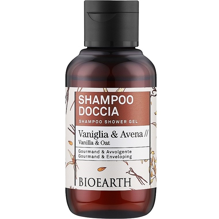 Шампунь-гель для душу Bioearth Family Vanilla & Oat Shampoo Shower Gel 500 мл - фото 1
