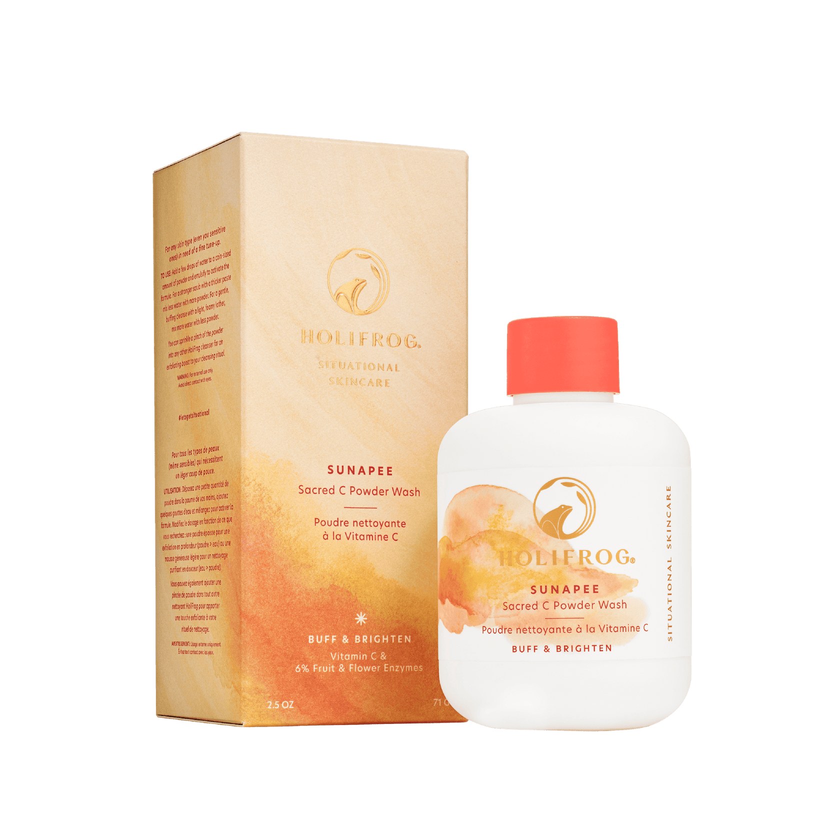 Пудра осветительная для умывания HoliFrog Sunapee Sacred C Powder Wash 71 г - фото 2