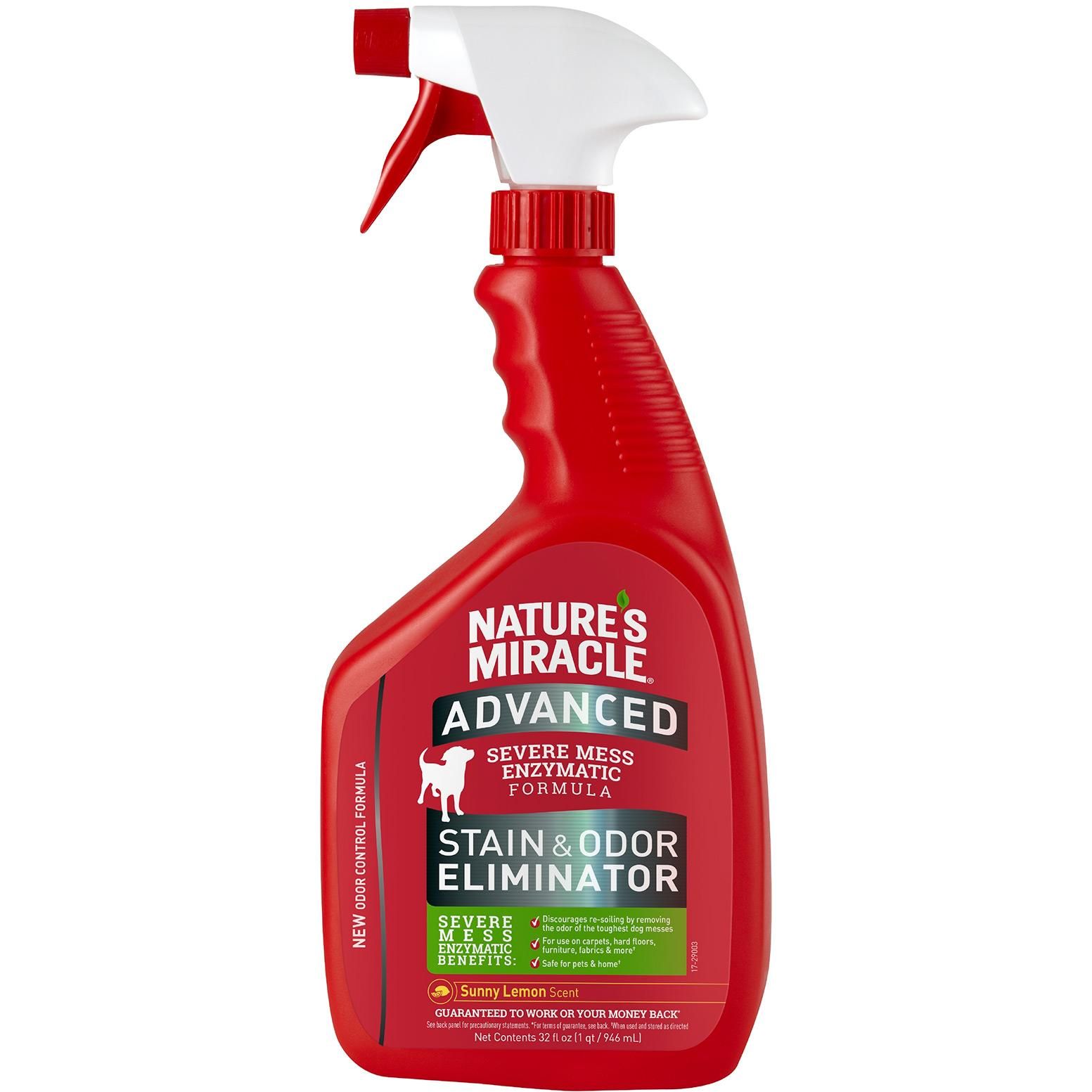 Спрей 8in1 для собак для усунення плям та запахів Nature's Miracle Advanced Dog Stain & Odor Elimin Spray, з посиленою формулою, 946 мл - фото 1