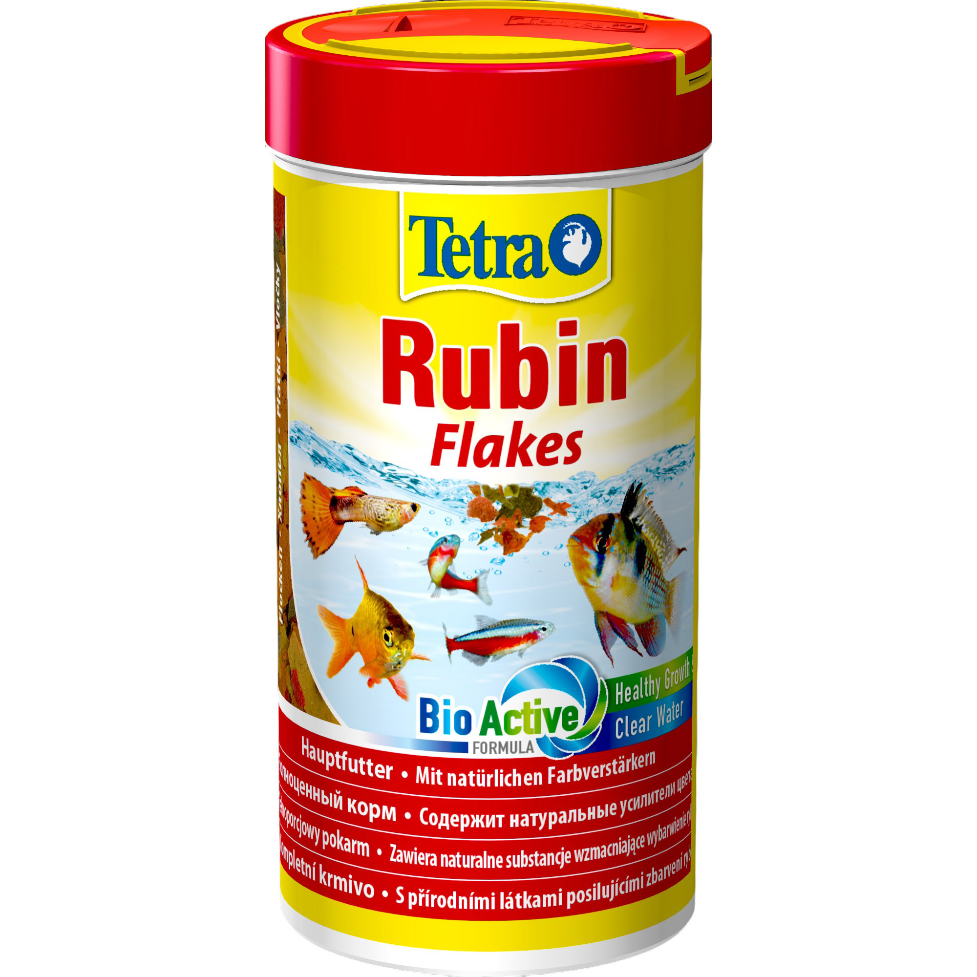 Корм для аквариумных рыбок Tetra Rubin Flakes хлопья для окраски 250 мл (52 г) - фото 1