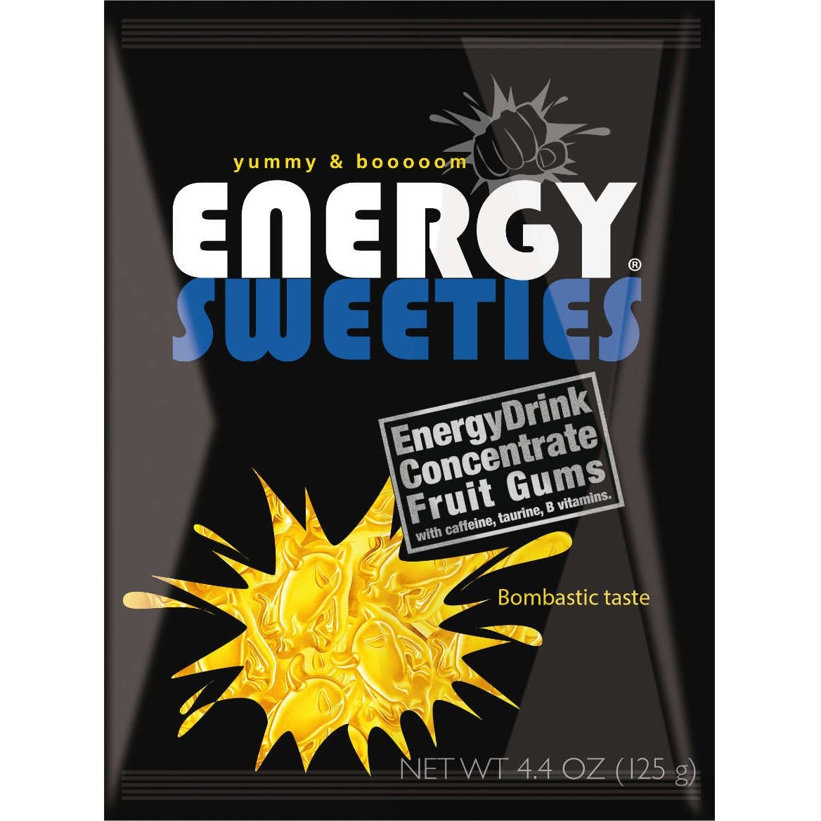 Цукерки EnergySweeties з енергетиком, жовті, 125 г (929791) - фото 1