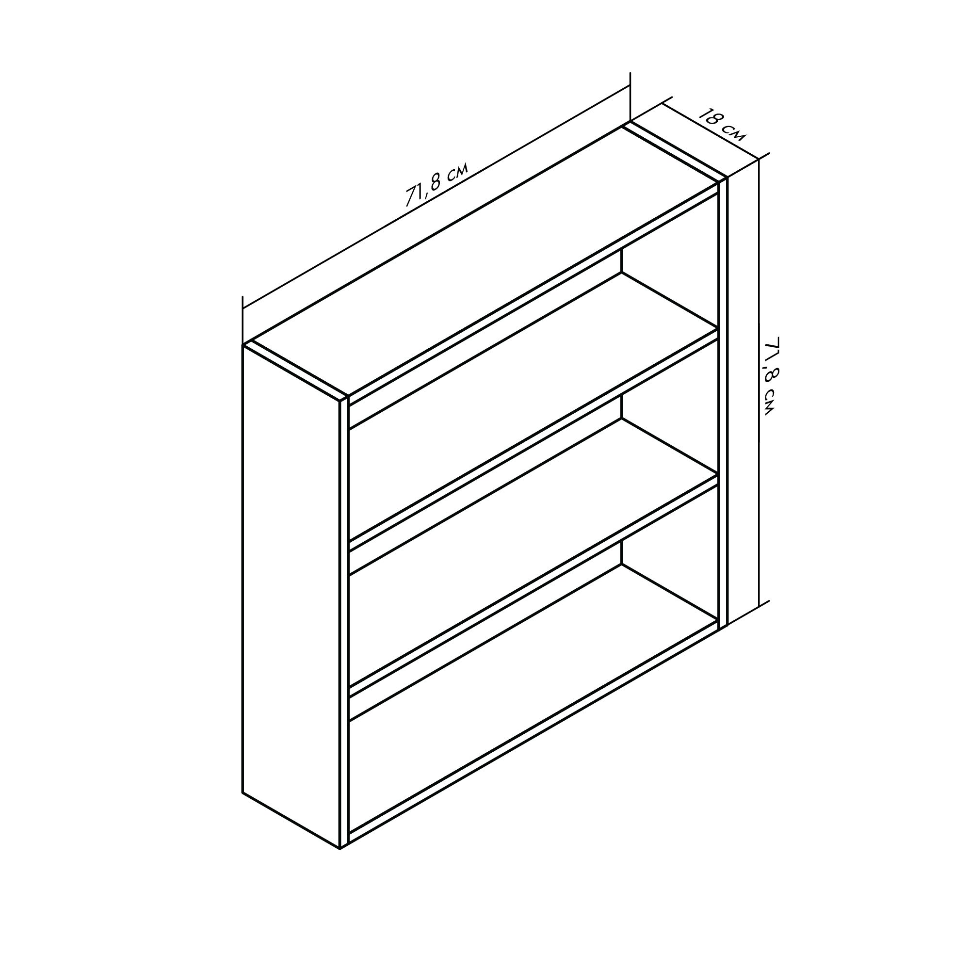 Полка Hopanchuk Furniture Конкорд севилья (65C3) - фото 3