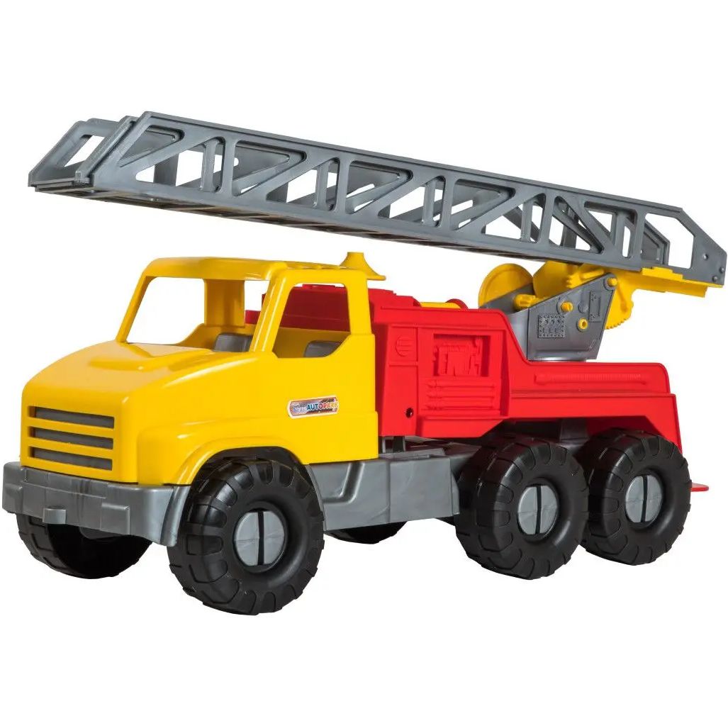 Машинка Tigres City Truck Пожежна жовта з червоним (39367) - фото 1