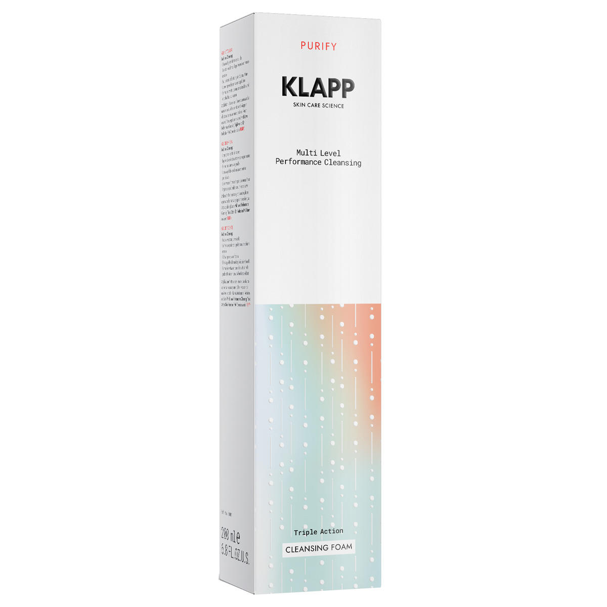 Очищувальна пінка Klapp Multi Level Performance Purify Cleansing Foam 200 мл - фото 2