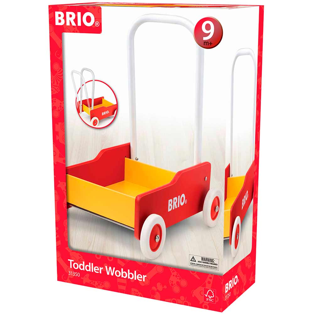 Каталка для малышей Brio, красный с желтым (31350) - фото 4