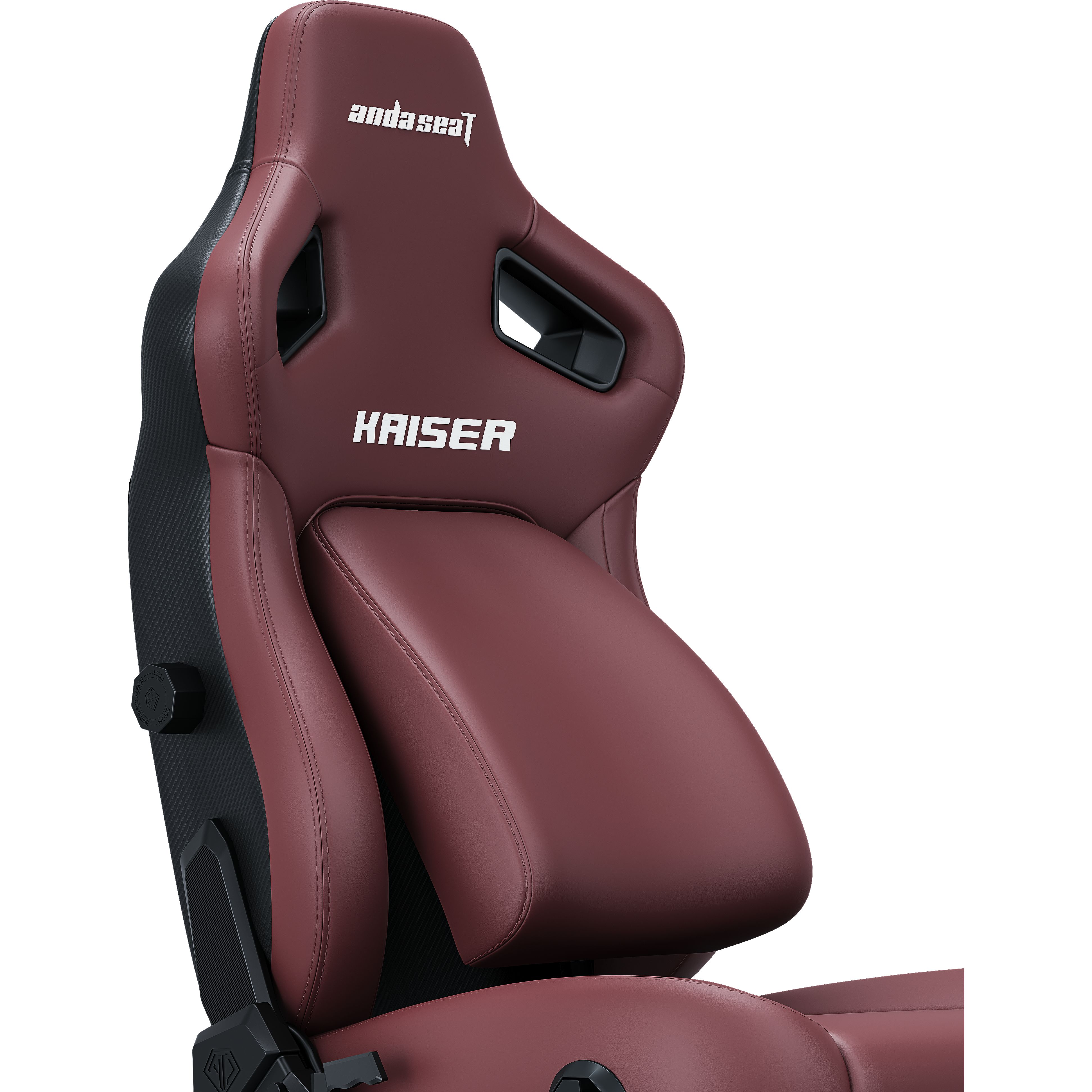 Крісло ігрове Anda Seat Kaiser 4 Size XL Maroon Premium PVC (AD12YDDC-XLL-20-A-PV/C) - фото 5