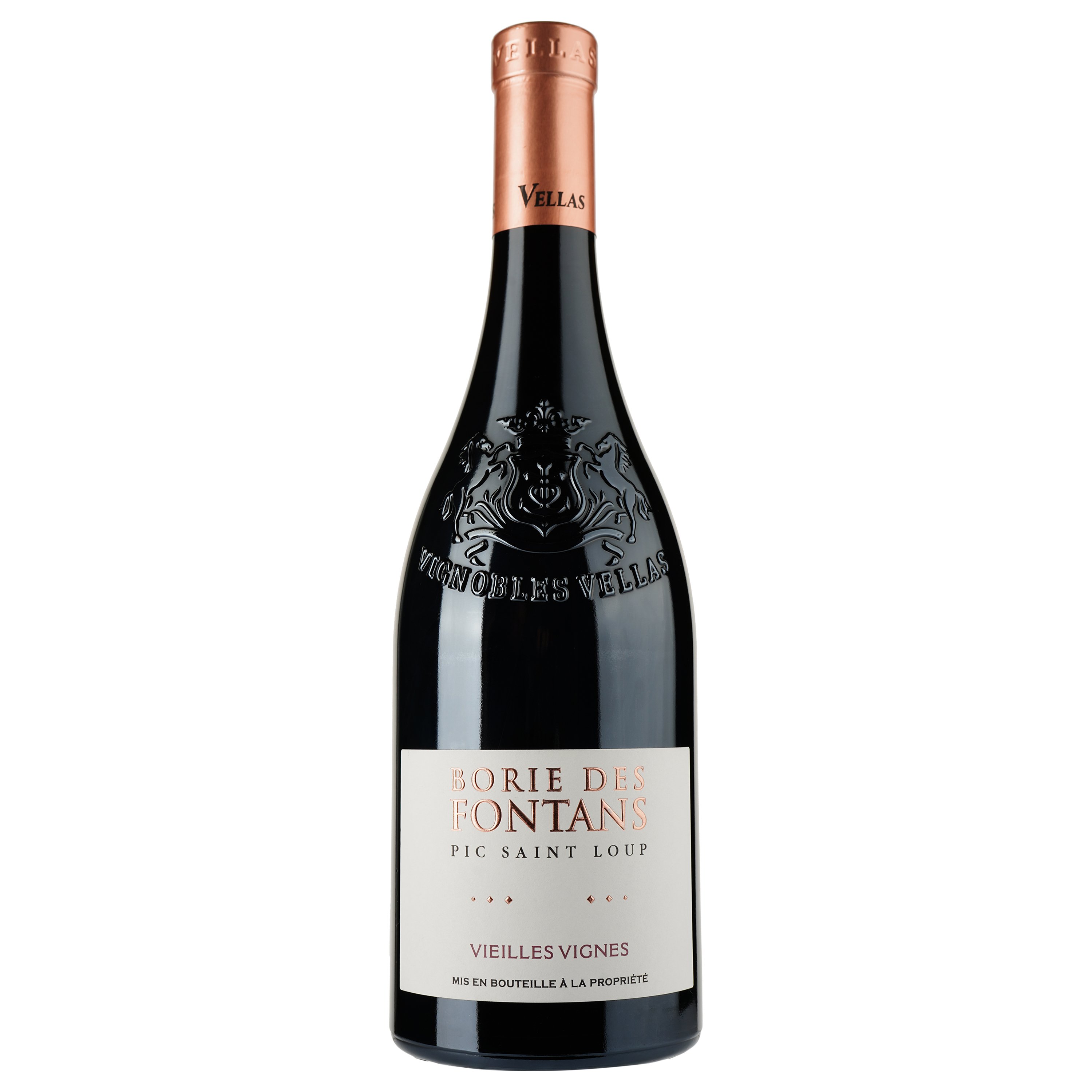 Вино Borie Des Fontans Vieille Vigne Rouge 2020 AOP Pic Saint Loup, красное, сухое, 0,75 л - фото 1