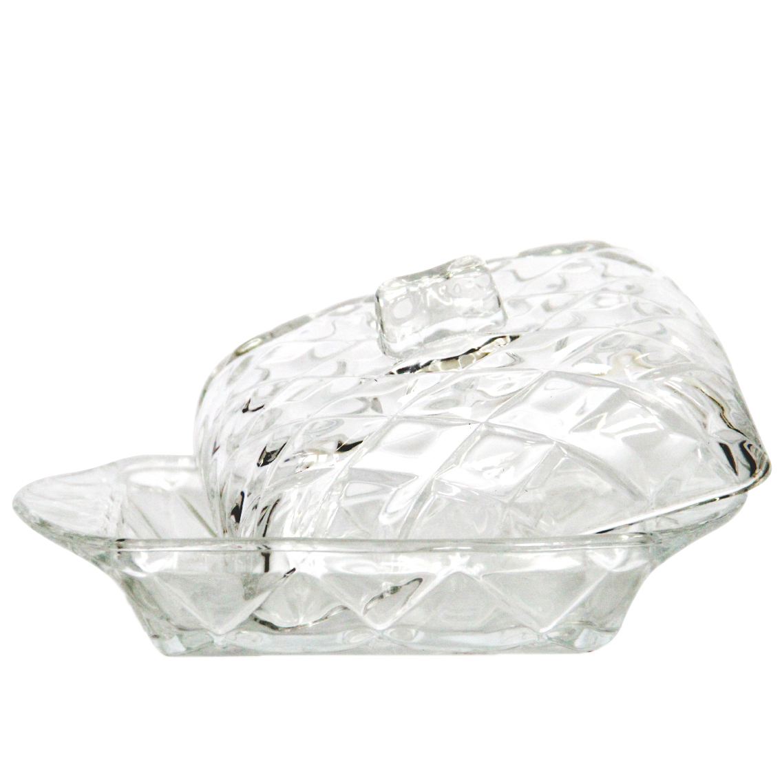 Маслянка скляна Crystal Vega 17х10.5 см в упаковці TB019A (83000019_TB019A) - фото 2