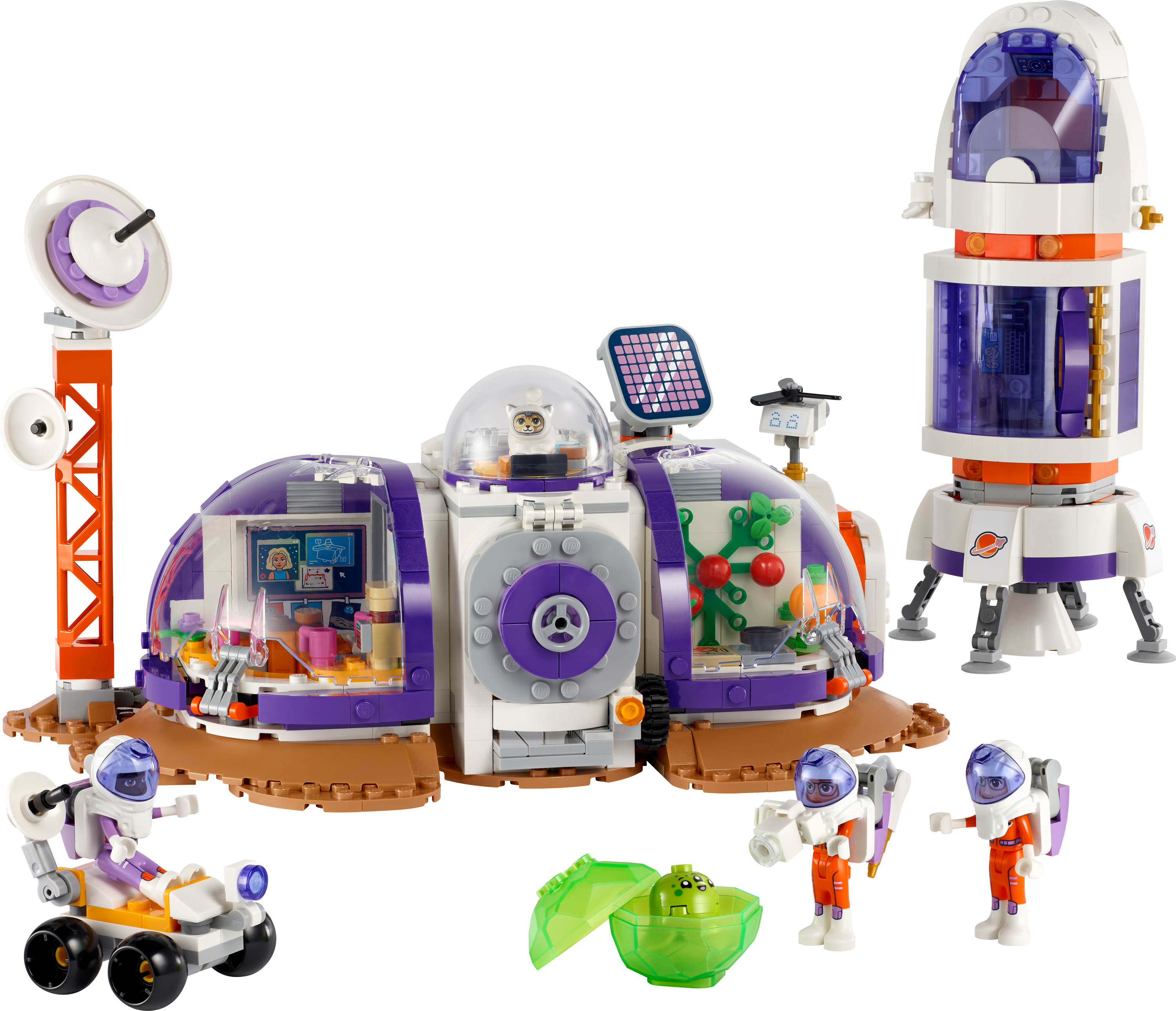 Конструктор LEGO Friends Космическая база на Марсе и ракета 981 детали (42605) - фото 2