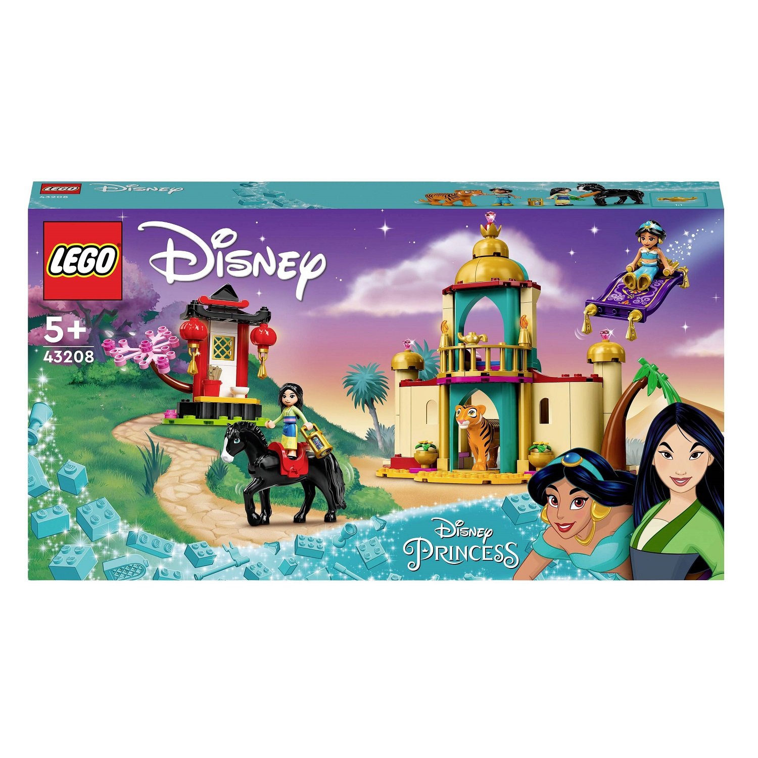 Конструктор LEGO Disney Princess Пригоди Жасмін та Мулан, 176 деталей (43208) - фото 1