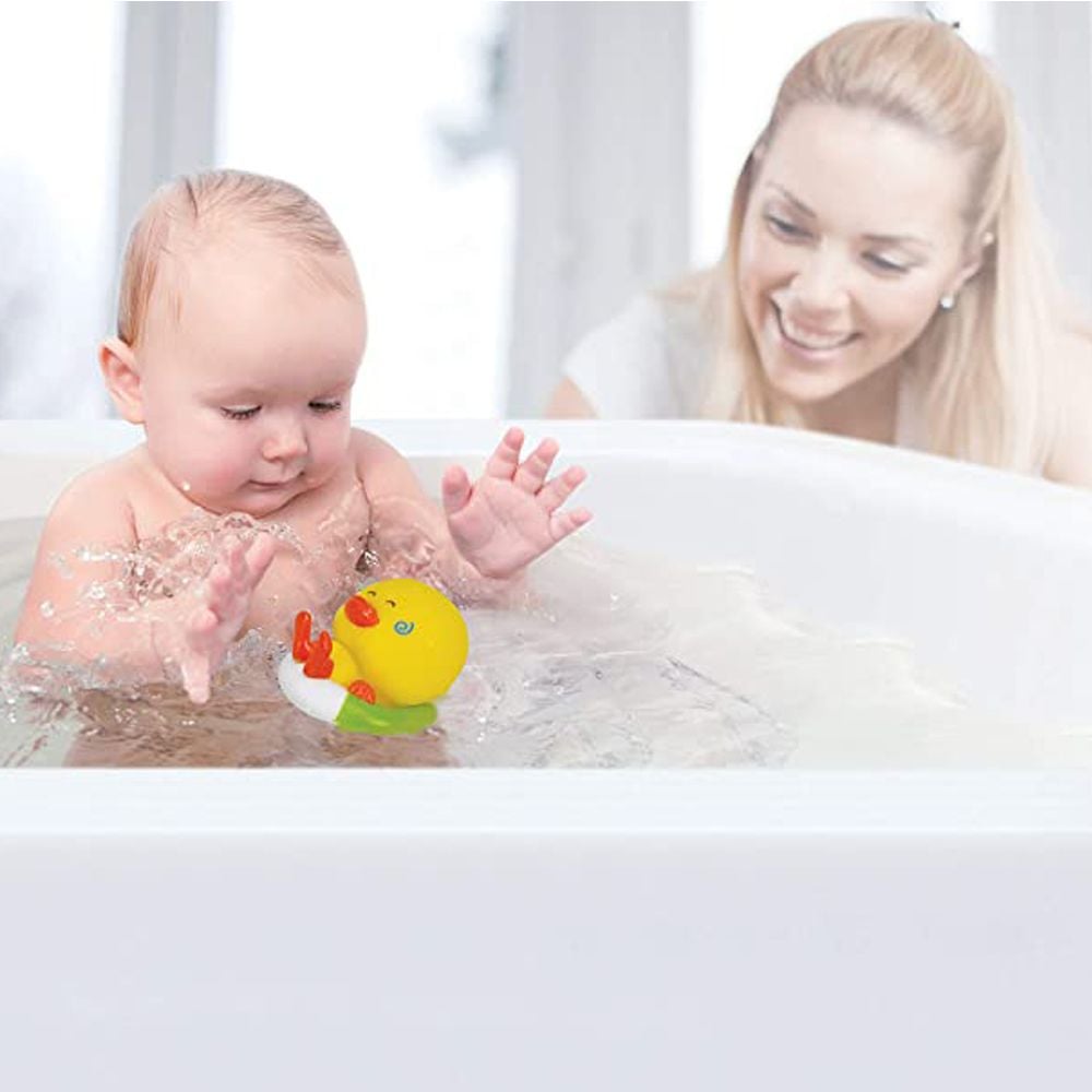 Іграшка для купання Infantino Каченя на відпочинок, з тестером температури води (205052) - фото 3