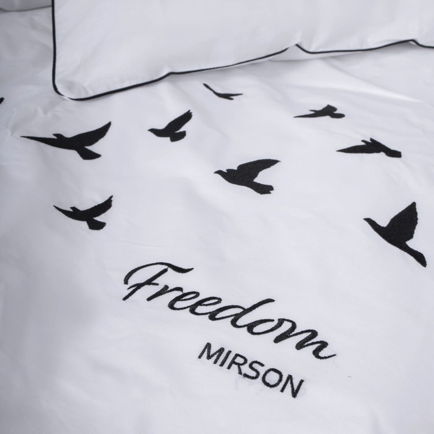 Пододеяльник MirSon 11-2107 White Freedom Ranforce Elite 175х210 см (2200008700362) - фото 3