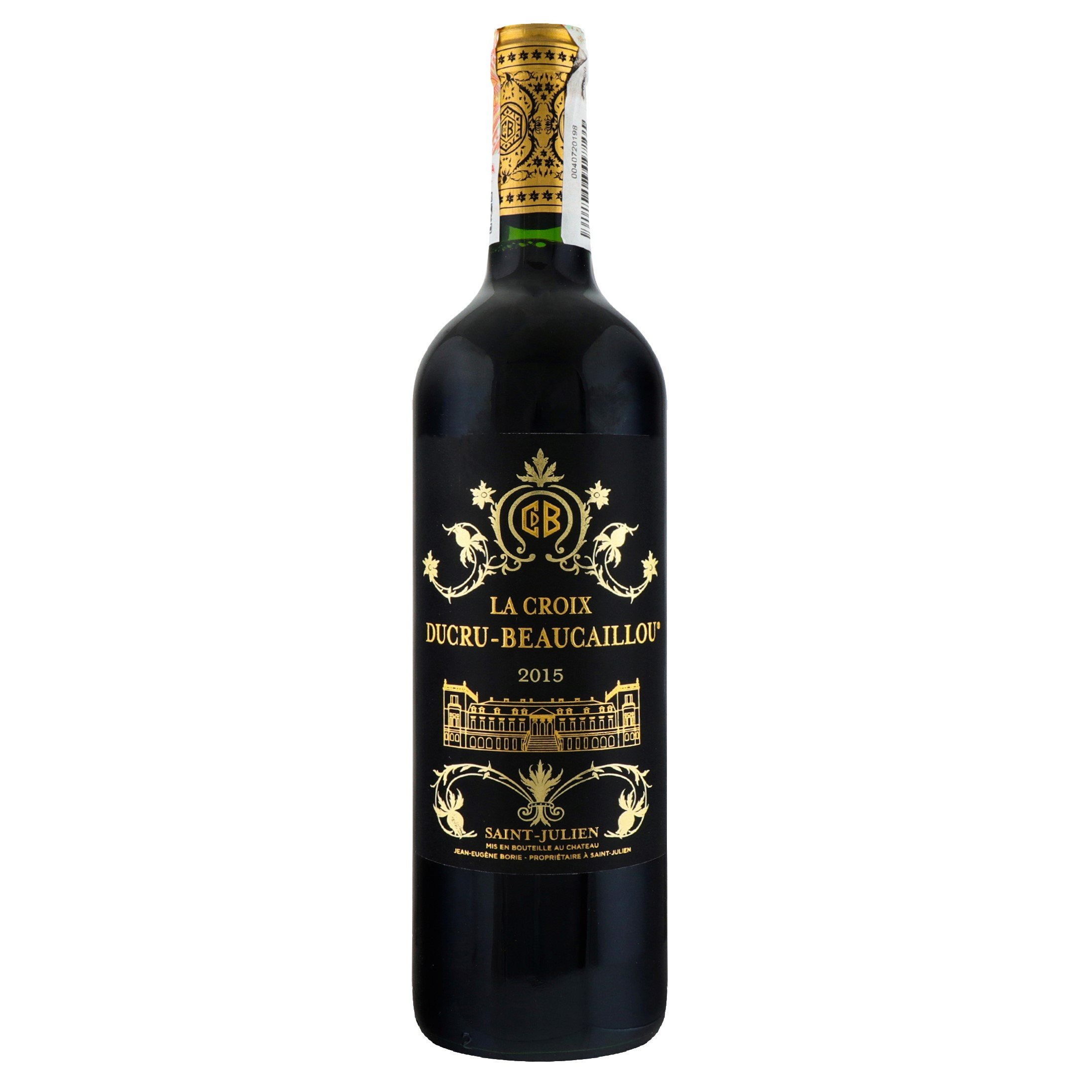 Вино La Croix Ducru-Beaucaillou Saint-Julien 2015, 14%, 0,75 л (839524) - фото 1
