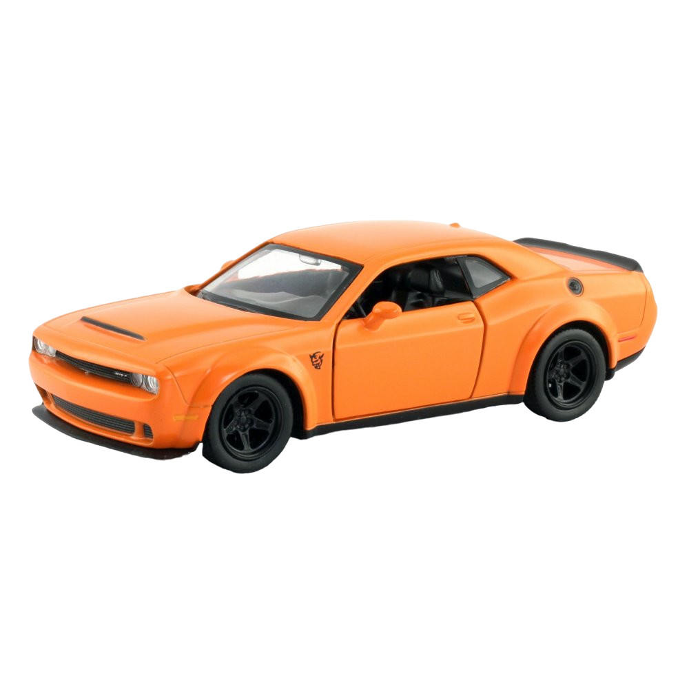 Машинка Uni-fortune Dodge Challenger, 1:39, матовый оранжевый (554040М(С)) - фото 1