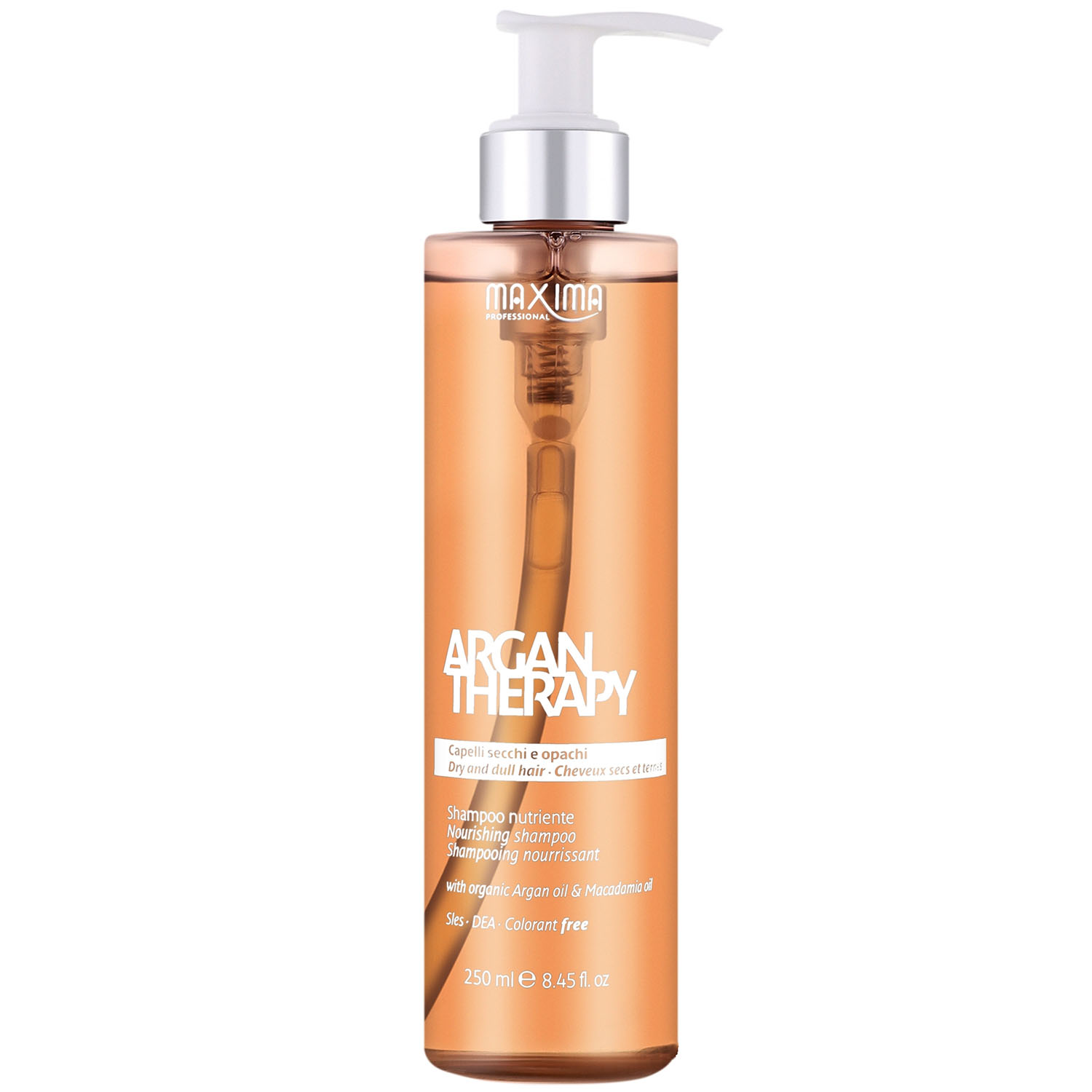 Шампунь для волосся Maxima Professional Argan Therapy Nourishing Shampoo поживний 250 мл - фото 1