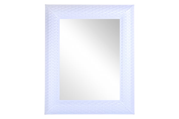 Набір Violet House Роттанг White для ванної кімнати з дзеркалом, білий (0543 Роттанг WHITE) - фото 3