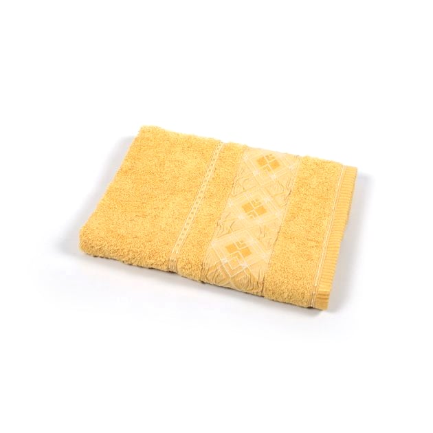 Рушник махровий Binnur Vip Cotton 07, 140х70 см, жовтий (svt-2000022205146) - фото 1