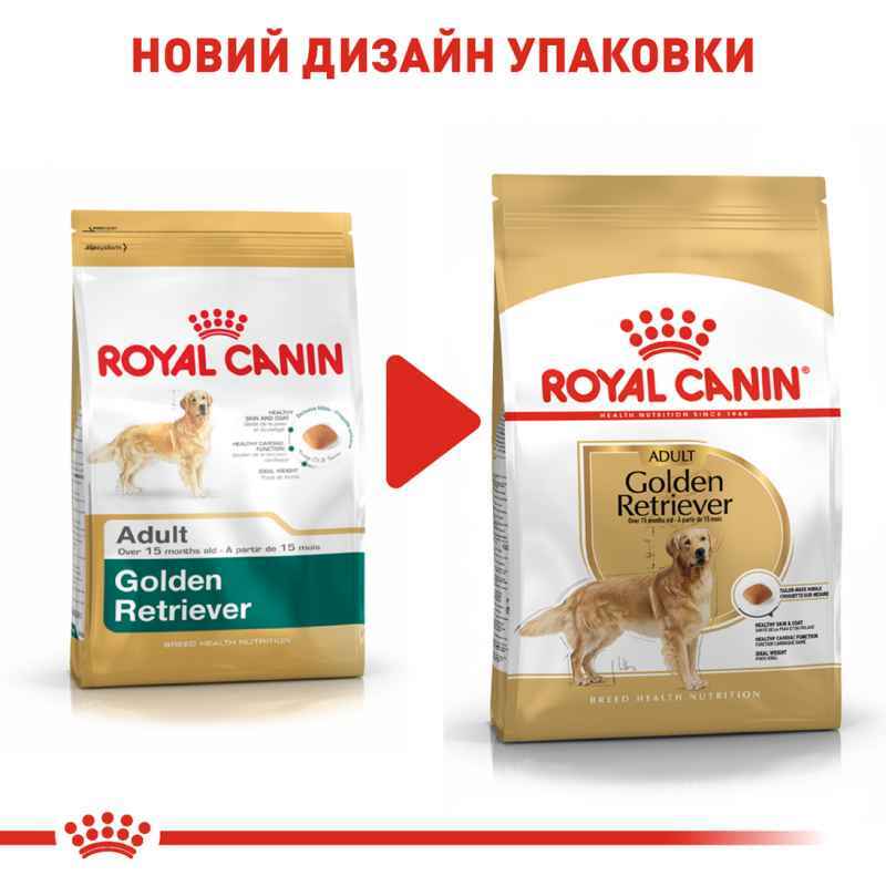 Сухий корм для дорослих собак породи Золотистий ретрівер Royal Canin Golden Retriever Adult, 3 кг (3970030) - фото 2