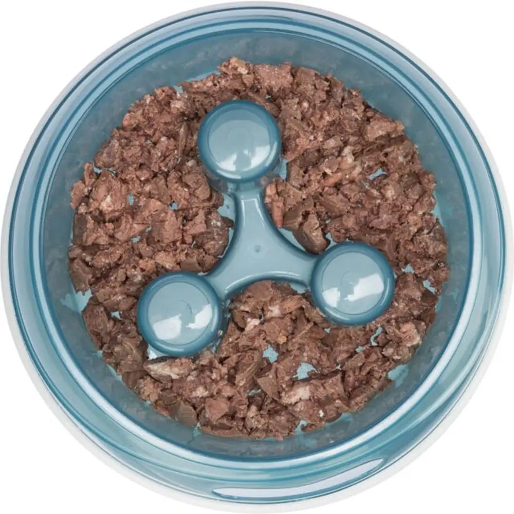 Миска для собак Trixie повільне годування, d27 см, 1,5 л, синя (25033) - фото 6